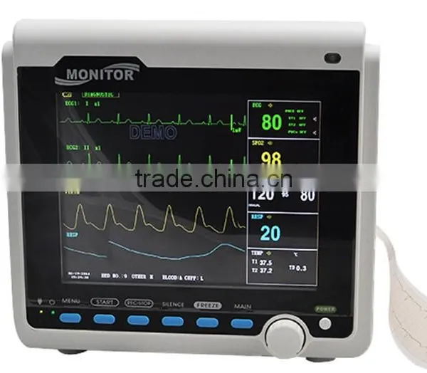 ECG, NIBP, SPO2, PR Multi Parameter Veterinary Patient Monitor for Vet Pet Rechargeable Battery With Thermal Recorder photo-2