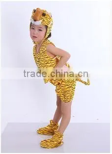 Performance Dress Up Sleeveless Kids Tiger Animal Costumes photo-4