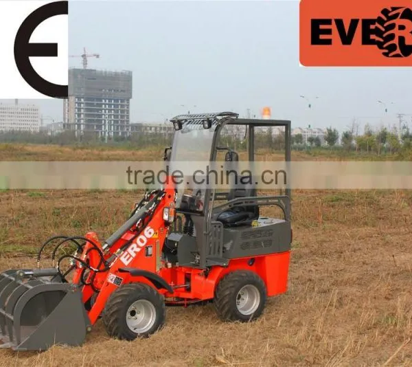 ER06 Hydrostatic Driving 0.6 t Loading Capacity Mini Loader/Hoflader photo-2