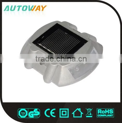 6LED aluminum solar reflective road stud