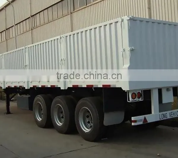25~60ton Drop Side Tractor Trailer photo-5