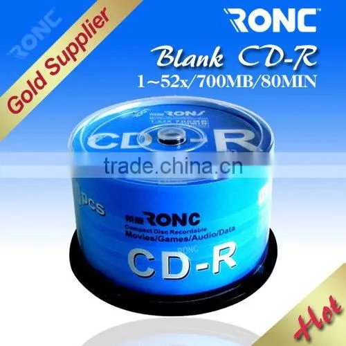 50PCS Shrinkwrap Pack Blank CD-R 52X 700MB With Good Price photo-6