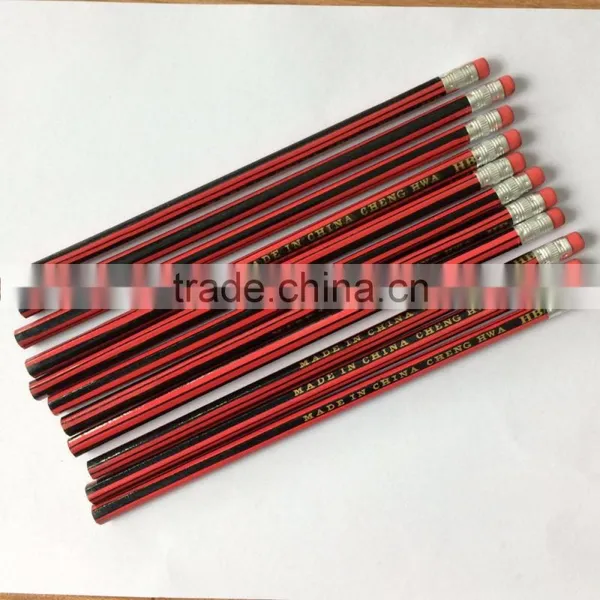 Black Lead HB Pencils Standard Bulk Packing Pencils With Eraser photo-3