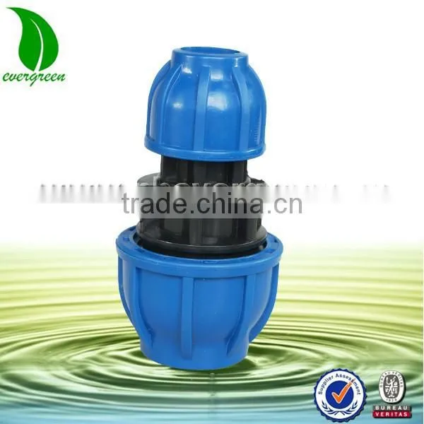 HDPE Pipe Fitting PP Compression Fittings Reducing Coupling photo-2