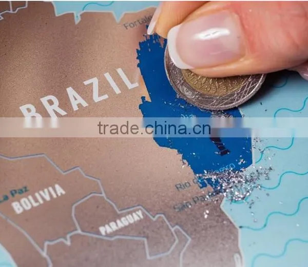 Scratchable Off World Map Large Places I've Been World Travel Map Great Scratchable World Map Gift For Any Traveller AMA-11 photo-4
