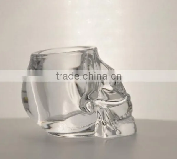 Wholesale High Quality Crystal Skull Candle Candle Holder for Halloween photo-2