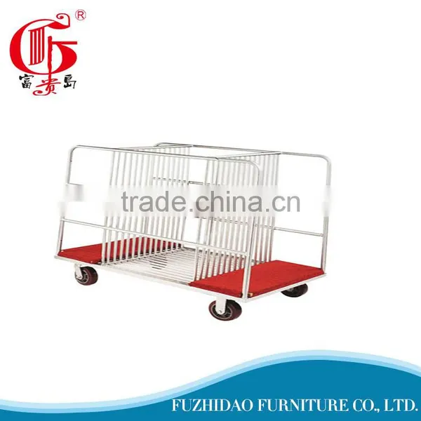 Logistical Factory Stainless Steel Metal Cargo Trolley Cart photo-3