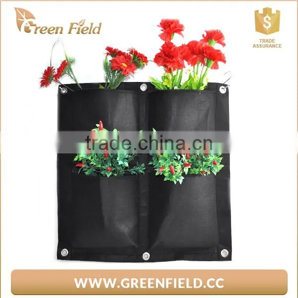 Vertical Black Wall Planter, Vertical Wall Gardening Planter photo-3
