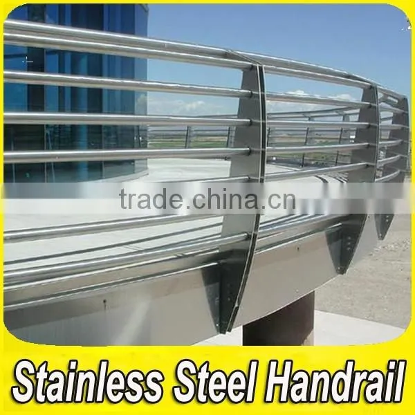 Decorative 304 Stainless Steel Exterior Handrails photo-5