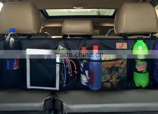 High Quality Products Car Trunk Organizer With 3 Headrest Strap photo-2