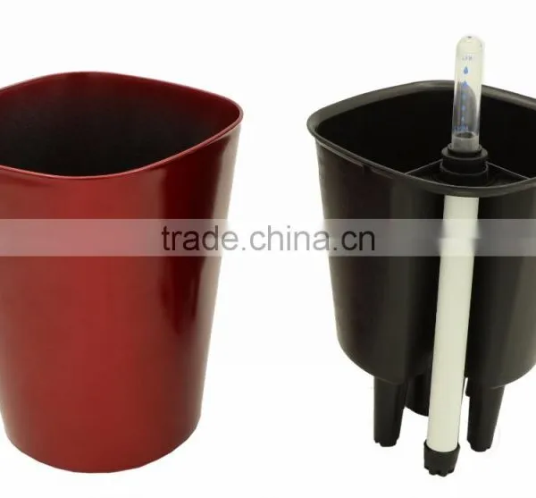 Self Watering Planter Flower Pot Water Level Indicator Home Office Pot photo-2