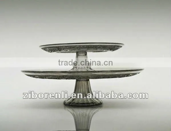 Wholesale High Quality Glass Cake Plate photo-2