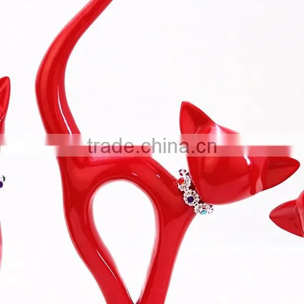 Wedding Gifts Lovely Dancing Lucky Cat Figurine Craft photo-6