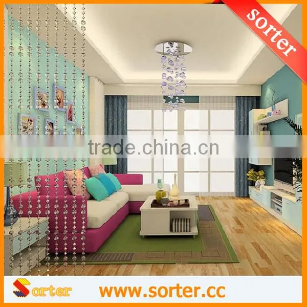 Octagon Beads String Glass Crystal Curtain photo-2