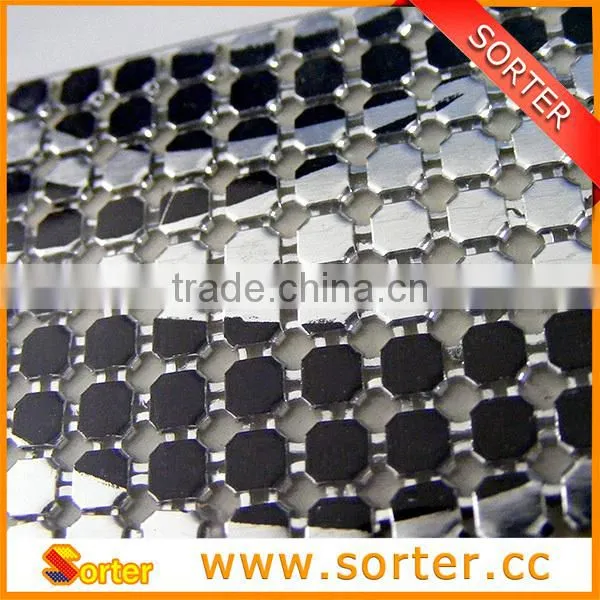 Unique Style Metal Sequin Cloth Curtain,decorative Aluminium Sequin Fabric photo-5