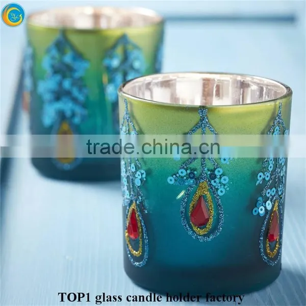 Mason Jar Drink Glasses Decorative Votive Candle photo-2