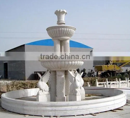 Outdoor Stone Garden Figure Water Sandstone Fountain photo-4