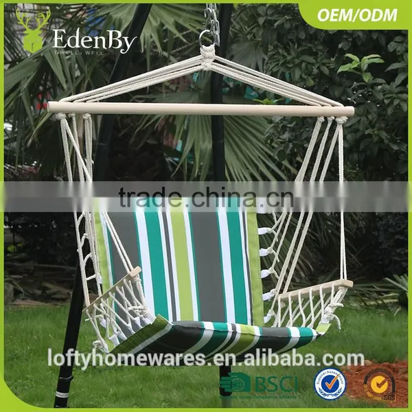 All Weather Rattan Hanging Chair With Cushion Outdoor Swing Chair Furniture photo-2