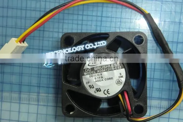 AD0412HB-C52 Double Ball Bearing Fan 4020 DC12V 0.15A 3wire Cooling Fan photo-3