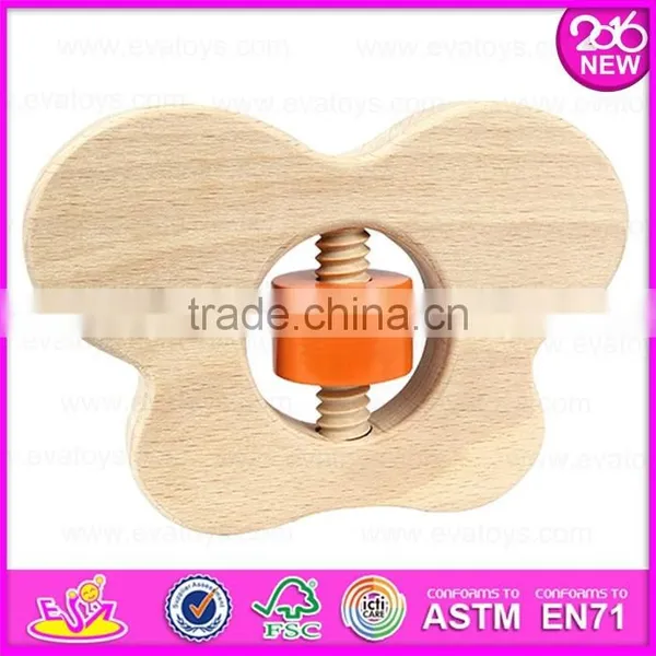 Best Sale Infant Chew Toys Natural Wooden Baby Teething for Sale W08K022-S photo-2