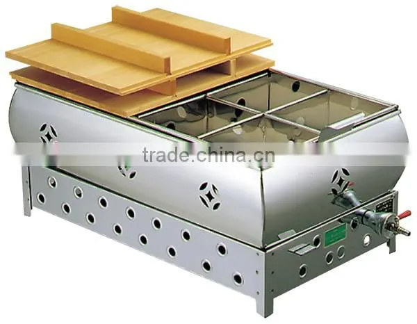 EBM SUS304 Oden Cooker Japanese Style Hotchpotch Pot Original Oden Cooker LPG Gas Type
