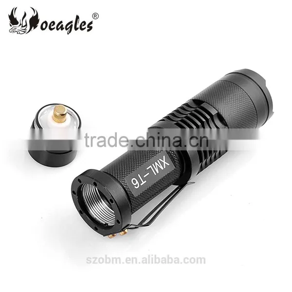 Oeagles White Light T6 Zoomable Mini LED Flashlight Torch Kit photo-5