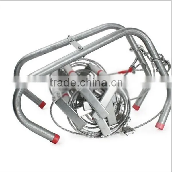 New Product High Strength Lifesaving Equipment Steel Wire Lightweight Extension Ladder photo-2