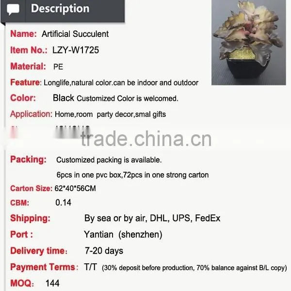Cheap Wholesale Artificial Succulent Plants Tropical Plants photo-5