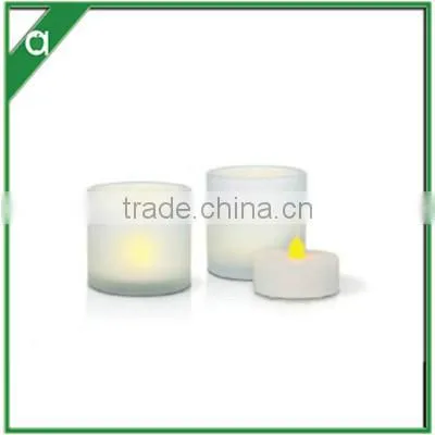 White Scented Candle in Candle Glass photo-2