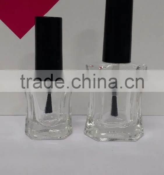 14ML Plain Empty Glass Bottle,Nail Polish Glass Bottles, Caps and Brushes photo-2