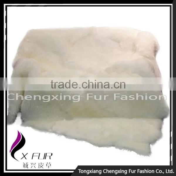 CX-D-120 Hot Sale High Quality Custom Sheep Fur Blankets photo-3