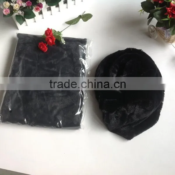 Various Girls Fashion Plain Color Knitted Round Neck Warmer Scarf photo-3