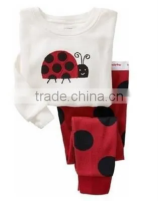 Wholesale Baby Boys and Girls Long Sleeve 2pc Cotton Pajmas Kids Pijamas Child Sleepwear photo-2