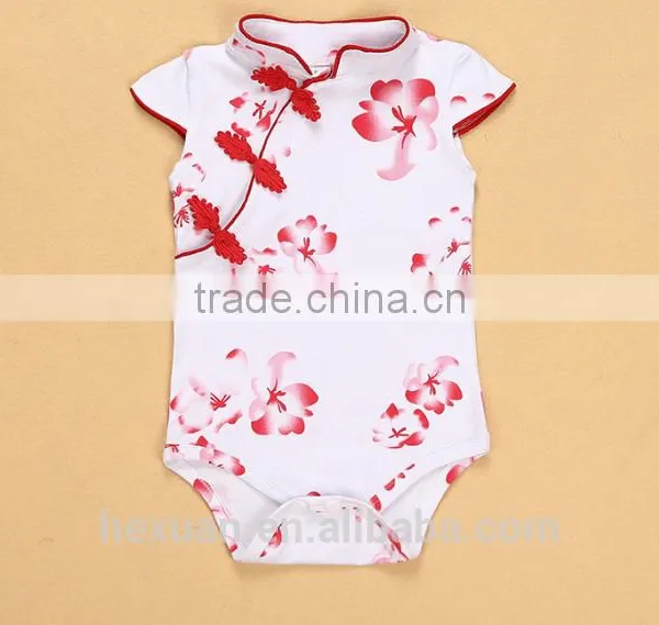 Short Sleeves Printed Cartoon Baby Clothes Set Romper photo-2