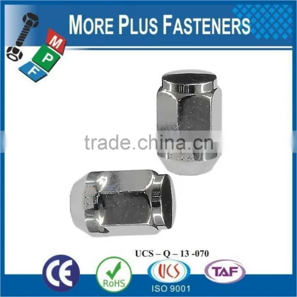 Made in Taiwan Black Bulge Blue Lug Chrome Bulge Acorn Nut photo-4