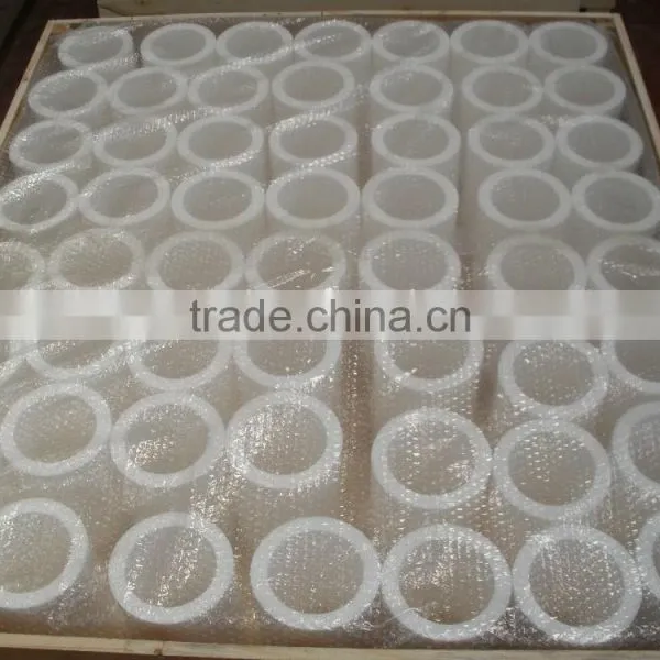 100%virgin White Ptfe Extruded/molded Tube/ptfe Pipe photo-3