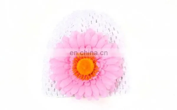 New Born Baby Hat Simulation Sun Flower Child Hat Baby Knitted Hat Elastic Baby Hat photo-6