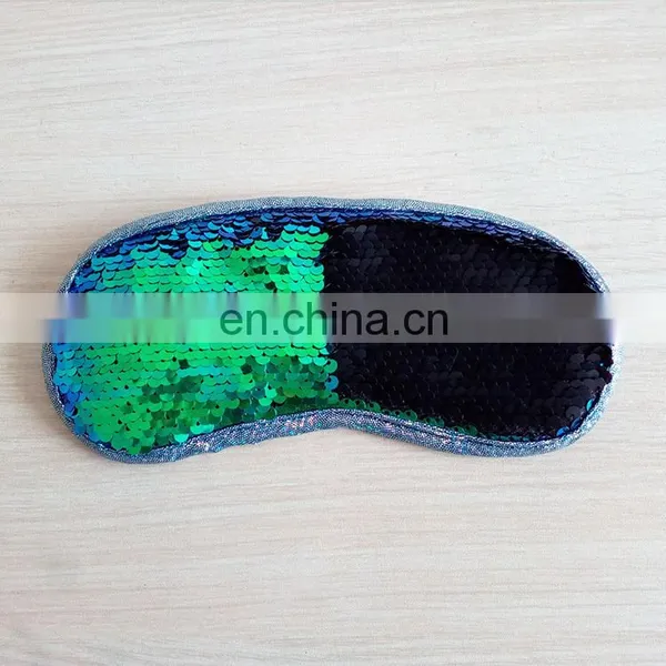 Professional Customized Sequin Decoration Soft Plush Eye Msk photo-4