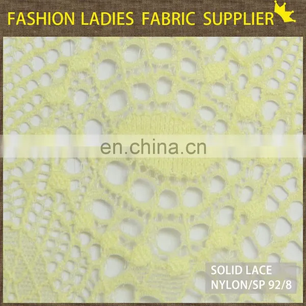 Ladies Garment Purple Nice Paisley Wholesale Designs Nylon Lace Fabric photo-2