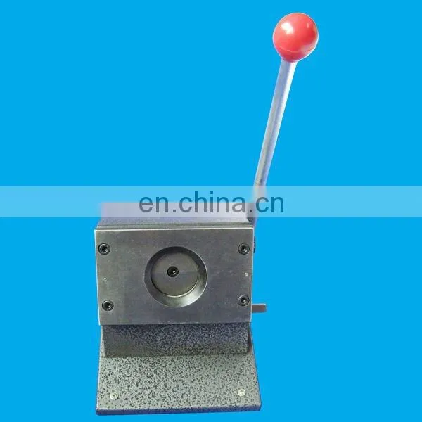Round Paper Cutter of 37mm Badge Paper Cutting Machine photo-2