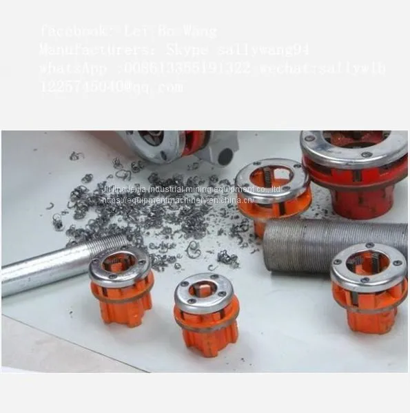 Factory Direct Sales Tube Threading and Cutting Machine Hand Held Electric Pipe Threading Machine photo-5