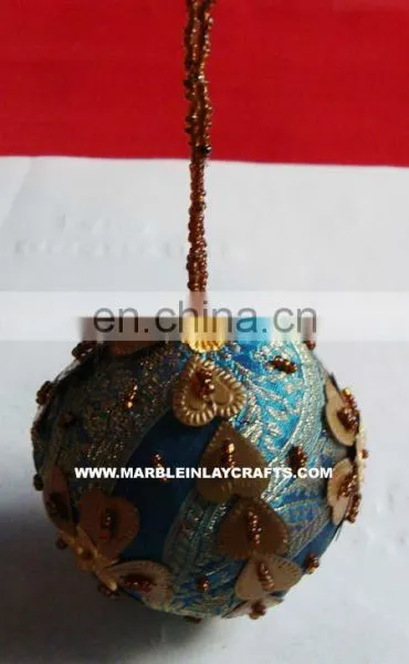 Handmade Balls, Embroidery Tree Hangings