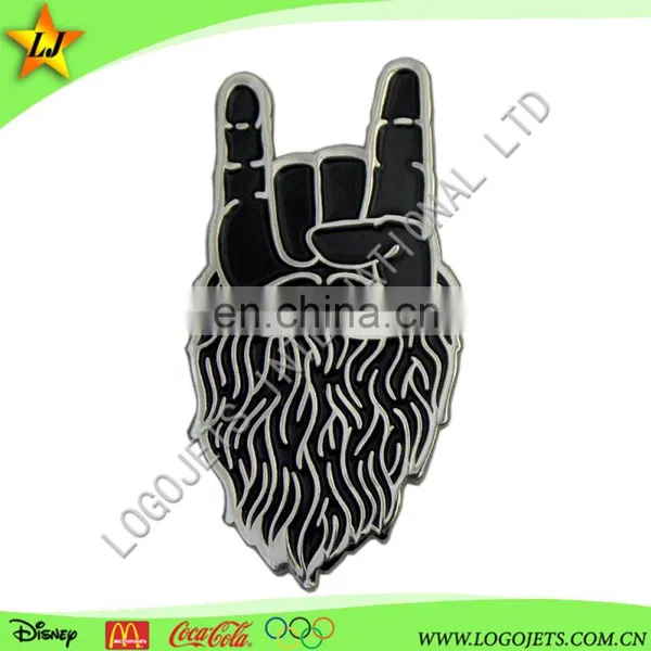 Factory Wholesale Custom Made Metal Name Soft Enamel Pin Badge photo-3