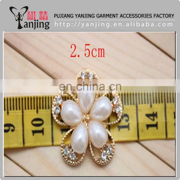 Wholesale Pearl Rhinestone Button photo-3