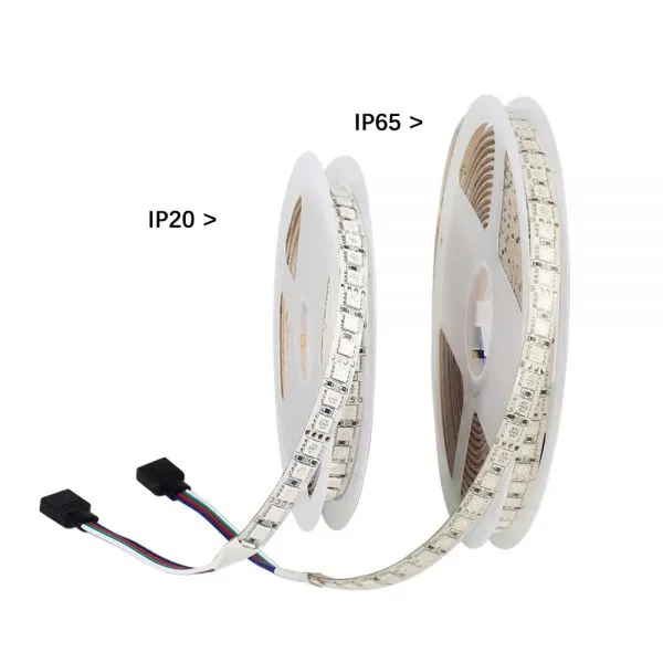DC12V LED Strip 5050 RGB 120LEDs/m 5M IP20 IP65 Waterproof Super Bright 5050 LED Flexible Strip Light RGB