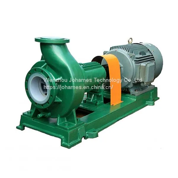 IHF Lined Fluorine Plastic Chemical Centrifugal Pump