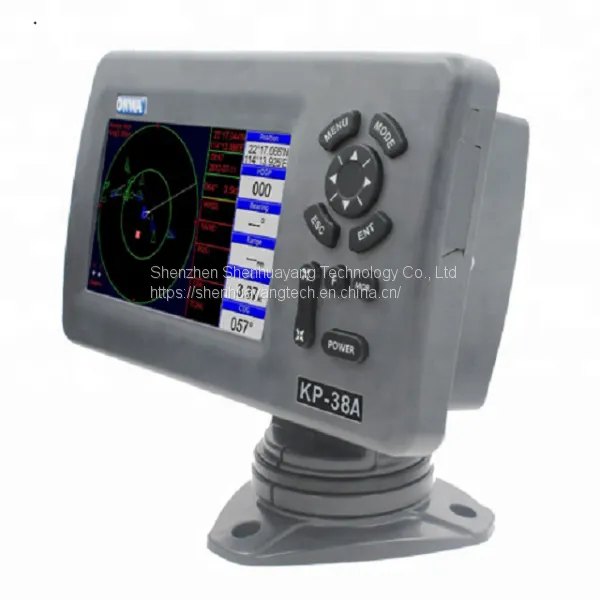 New! ONWA KP-38A 5-inch Marine GPS Chart Plotter With Built-in AIS Transponder