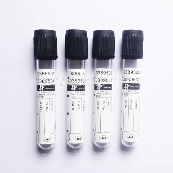 ESR Blood Collection Tube With CE and ISO13485
