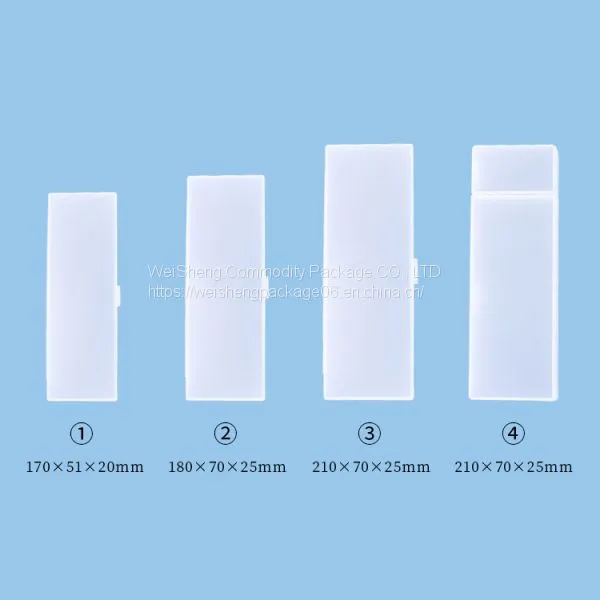 WEISHENG Factory Double Long Pencil Box Rectangle Crayons Color Pens Highlighter Stationery Case Boxes photo-5