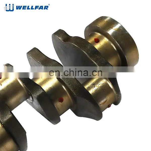 Well-treated Forged Steel Truck Engine Crankshaft for Kamatsu 6D125 6151-31-1110 photo-4